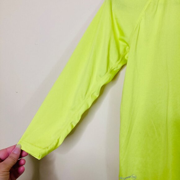 Russell Athletic Performance Shirt Boy’s Medium 8 Neon Yellow dri-power 360 - Picture 4 of 8